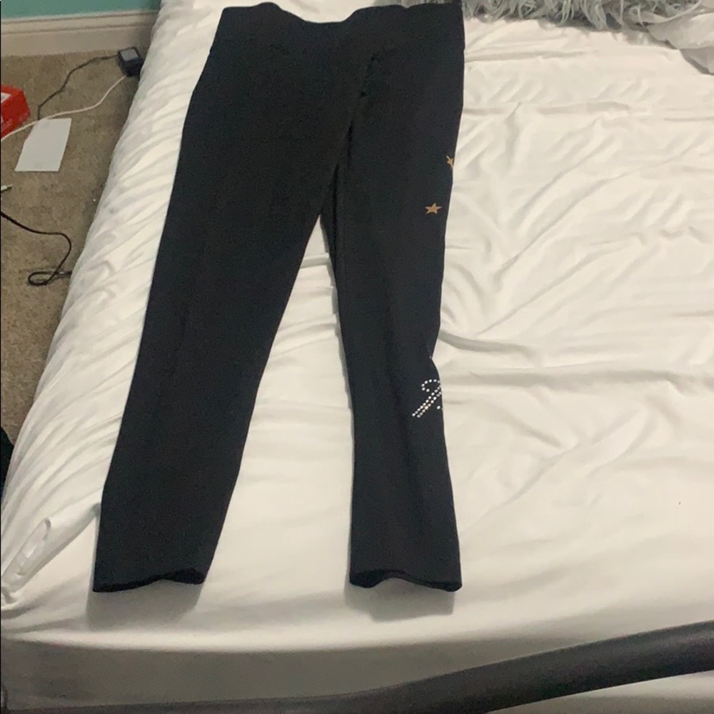 pink leggings (NEVER WORN)